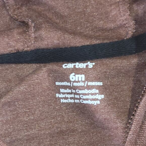 Lot of 5 Baby Boy Clothes 6 Months Carter's and Vitamins Rompers, Hoodie, Pants - Picture 15 of 16